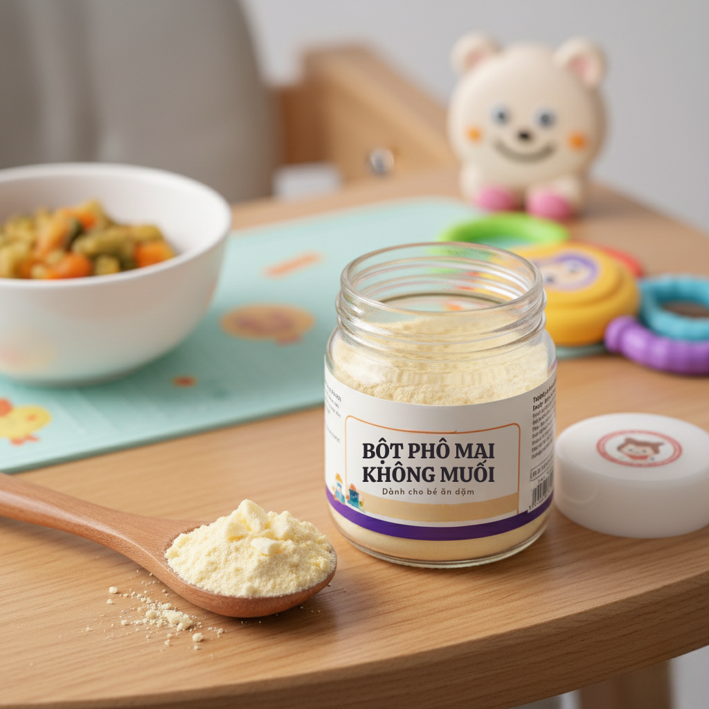 Bột phô mai ăn dặm cho bé